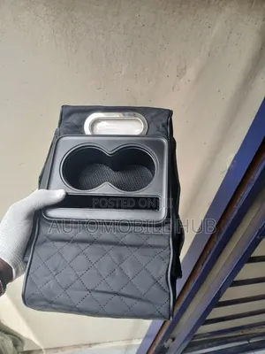 Car Armrest Storage Box With Cup Holder