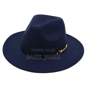 Navyblue Fedora Hat.A