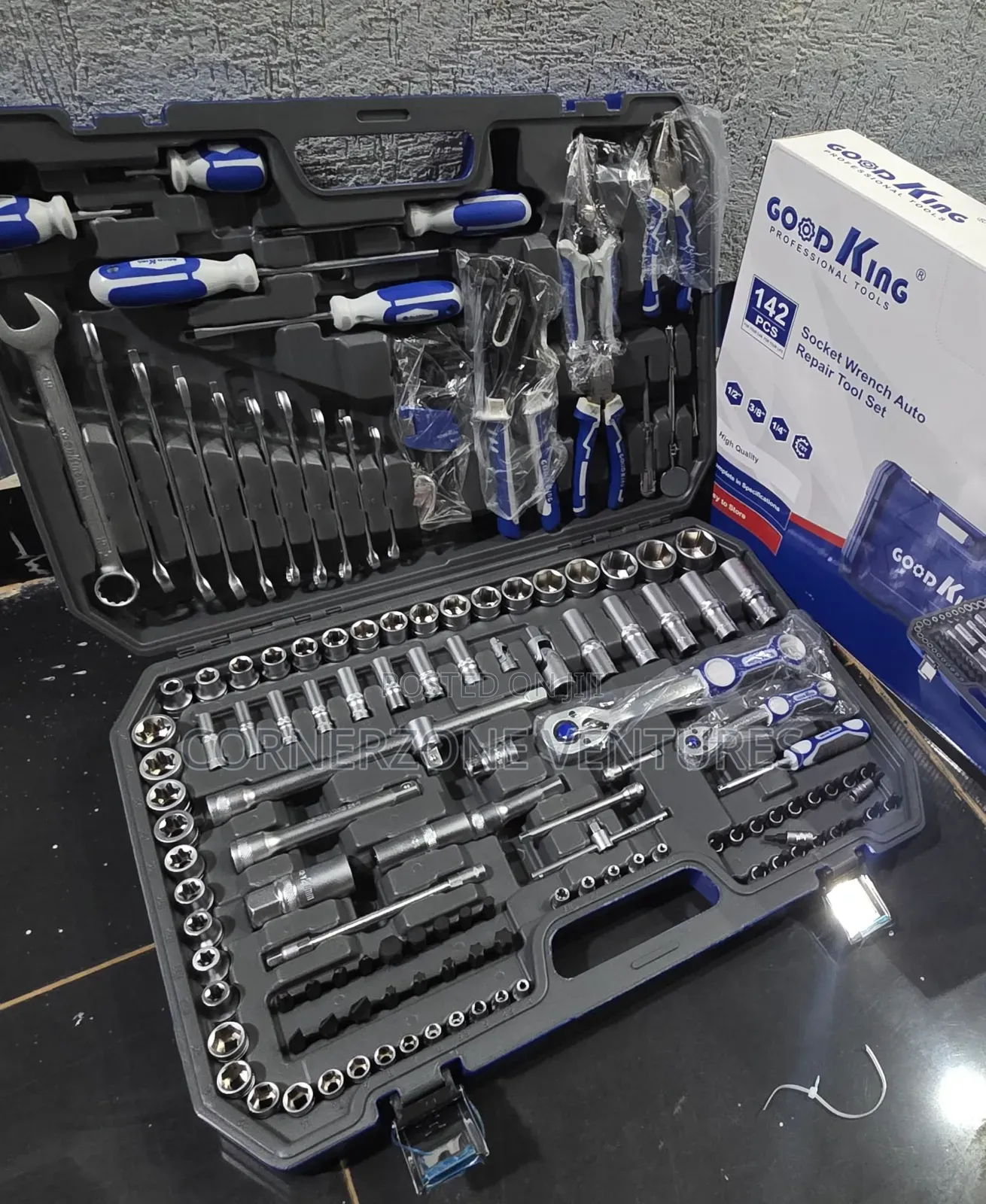 142 PCS Toolkit/ Mechanical Toolbox