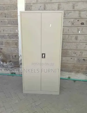 2-Door Block Office Cabinet — Secure Stylish
