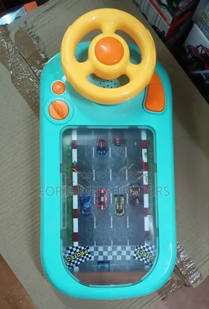 Baby Musical Steering Wheel Toy, Toddler Racing Car Game