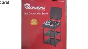 Ramtons Rg/547-Gas Cooker 4 Burner With Stand