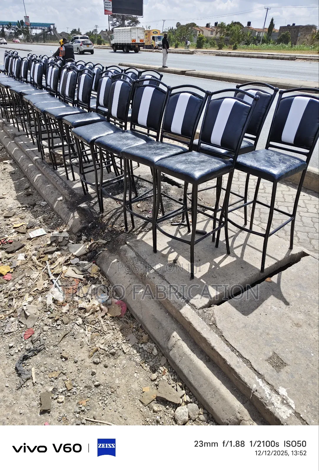 High Restaurants Seats,Black And White