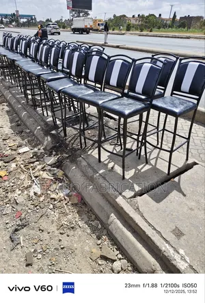 High Restaurants Seats,Black And White