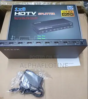 1x8 Hdmi Splitter Uhd 4kx2k 3d