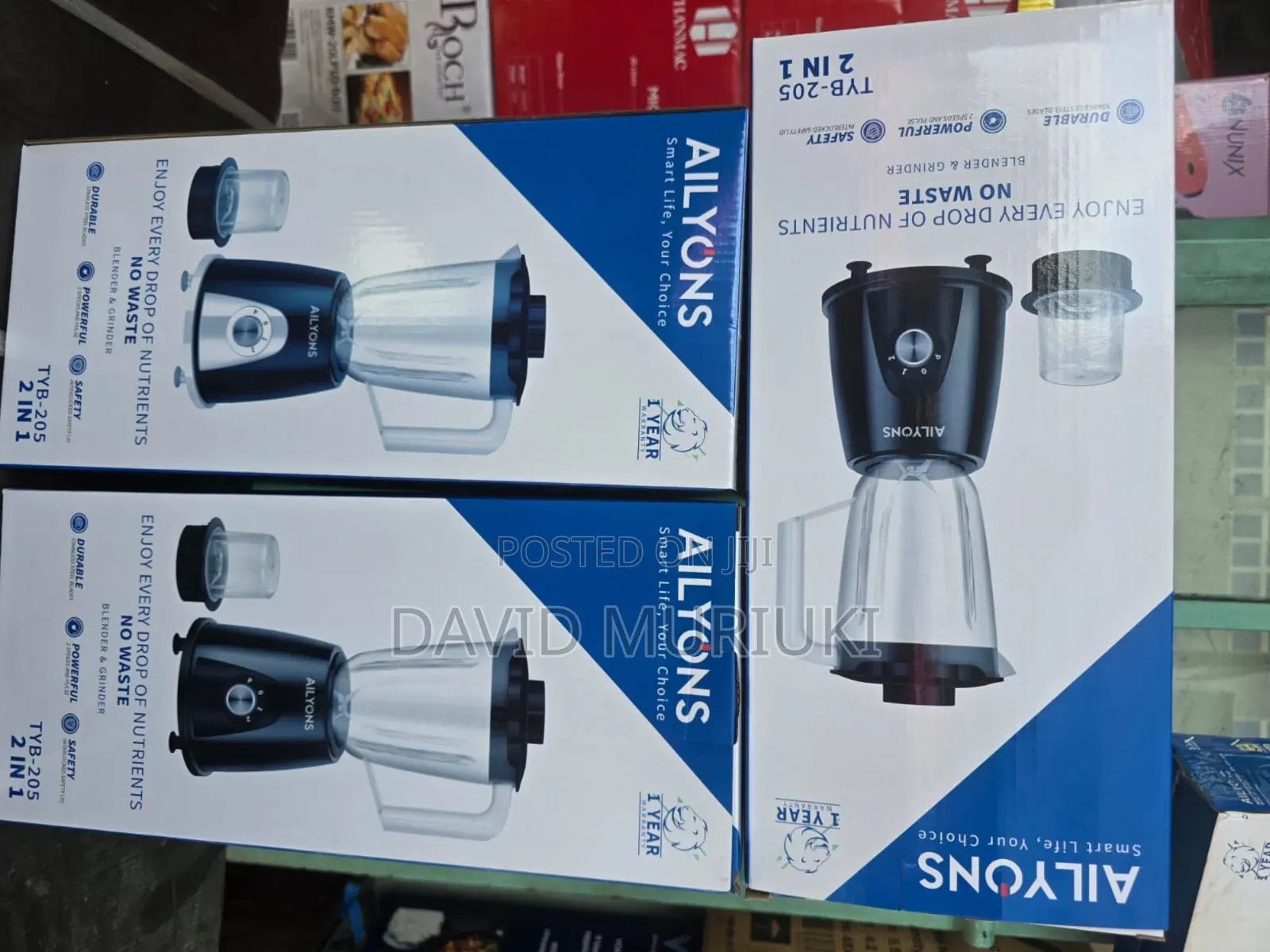 Ailyons 2 in 1 Blender