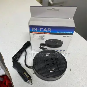 >150w Power Inverter Socket Cigarette Lighter Car Charger 2usb+2type-C