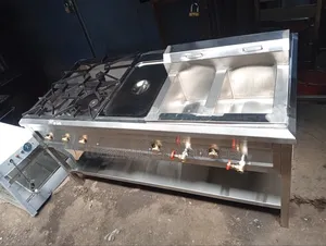 Heavy Gauge Stainless Steel Combined Cooker.
