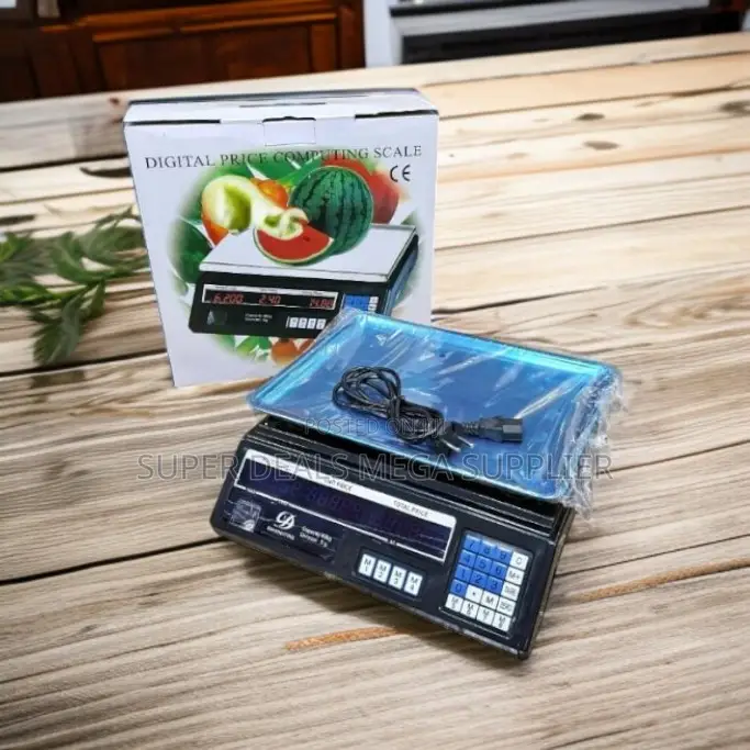 High Performance Acs 40kg Price Computing Scale With Large Battery