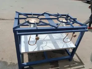 Mild Steel 2 Burner Gas Cooker With Undershelf