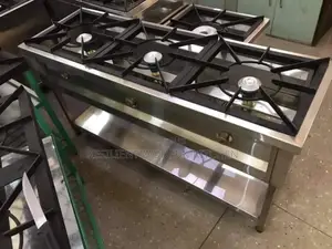 Commercial Stainless Steel 3 Burner Gas Cooker