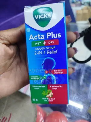 Vicks Acta Plus Wet + Dry Cough Syrup