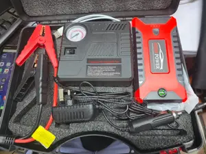 Car Jump Starter and Tire Inflator Kit for Roadside Emergencies
