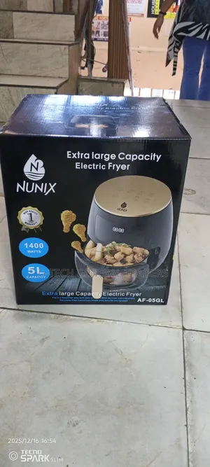 Nunix Extra Large Capacity 1400watts 5l Digital Air Fryer