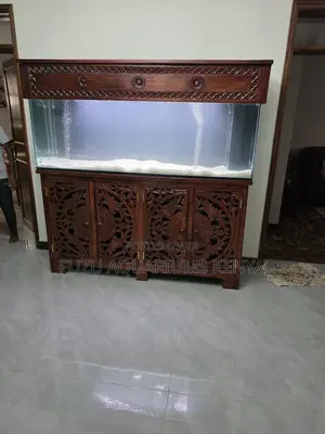 Classic Handcrafted Aquarium - Solid Wood Bottom Filter