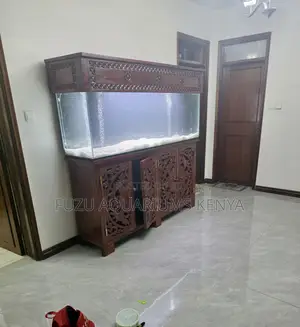 Artistic Wood Carved Aquarium - Full Kit Installation