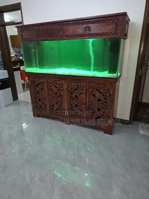 Advanced Bottom Filter Aquarium - Solid Wood Cabinet