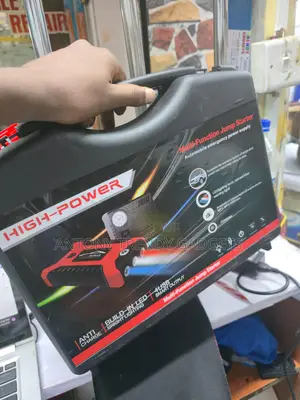 Compact Car Jump Starter Kit With Air Compressor & Usb Charger