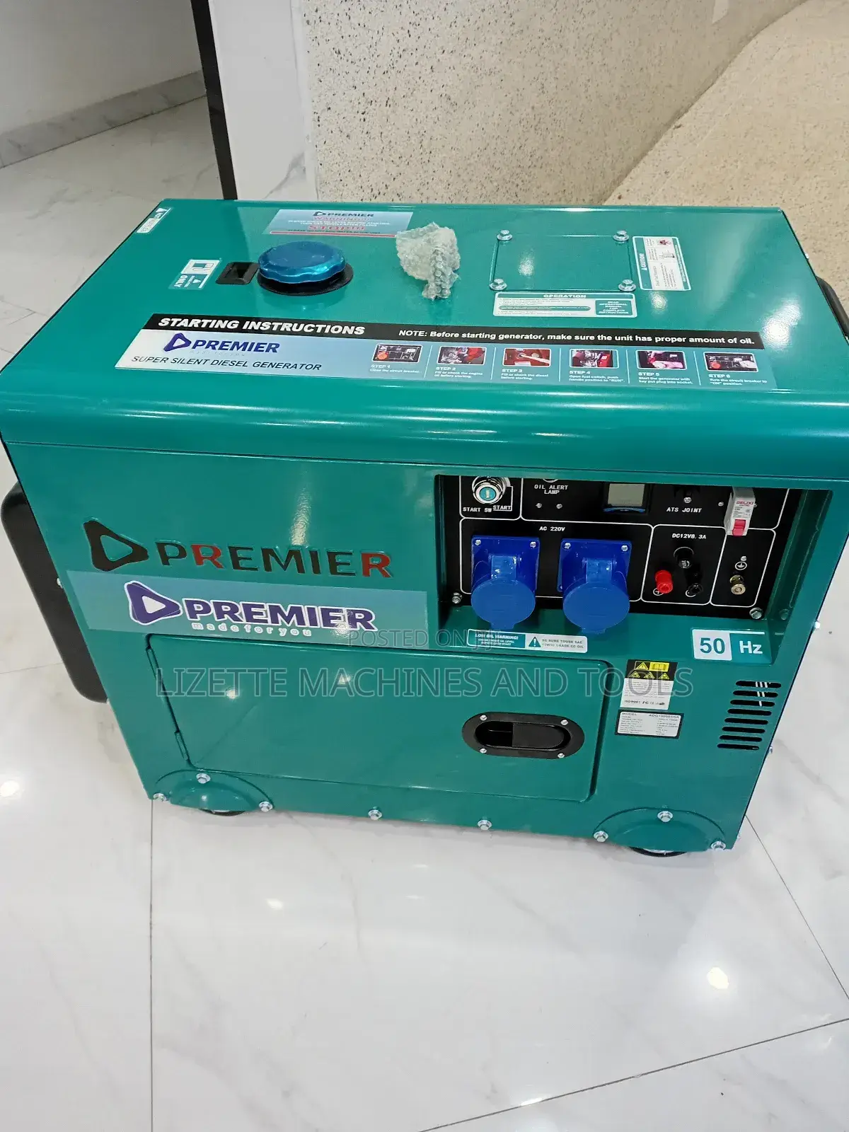 Premier 10kva Diesel Generator Single Phase