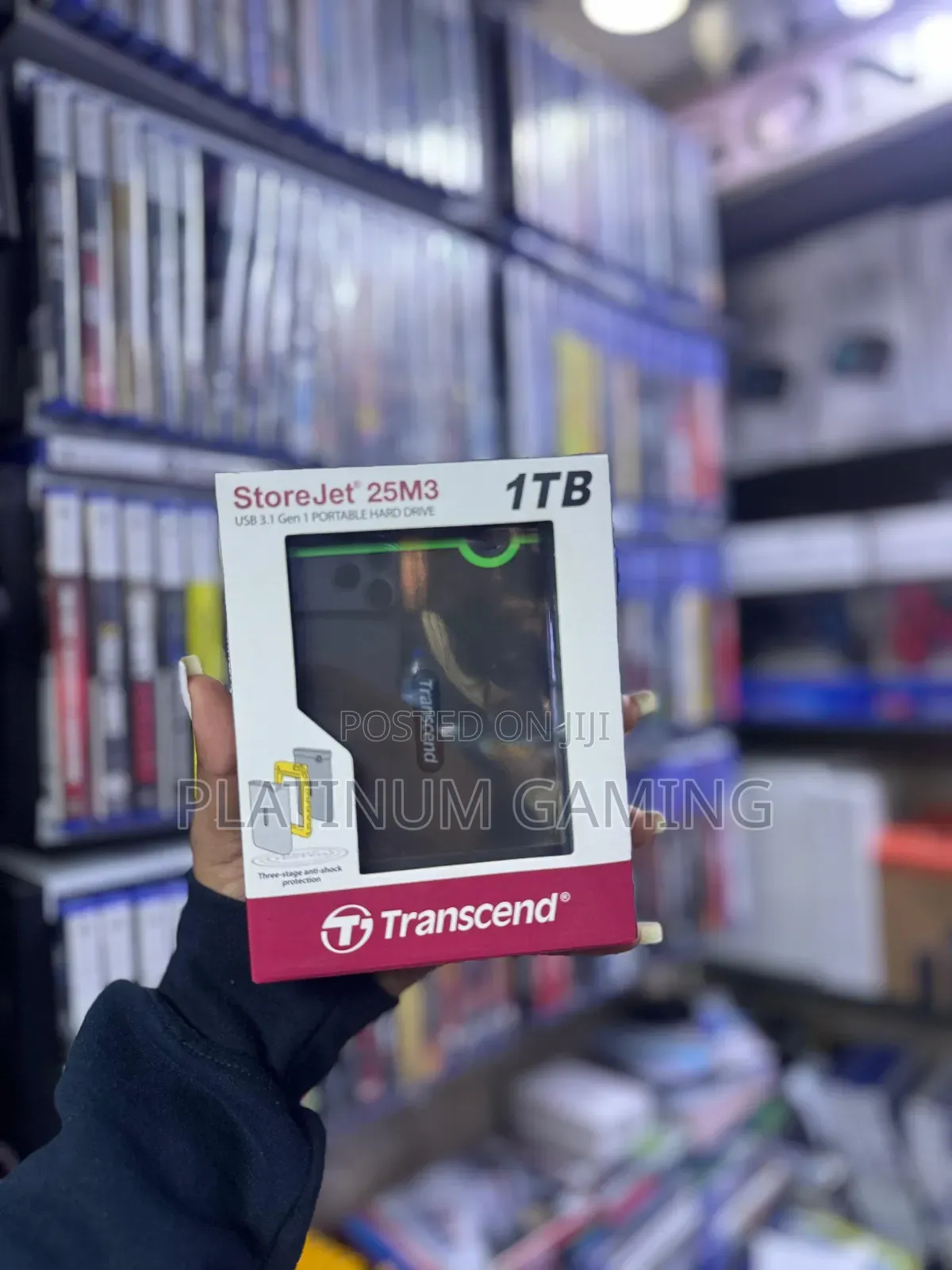 1tb Transcend Usb 3.1 Portable Hard Drive