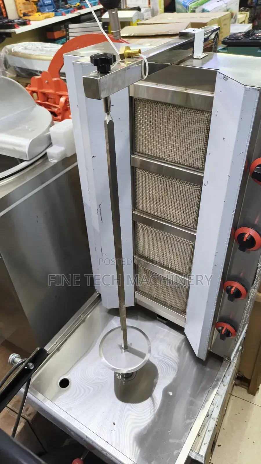 Shawshawarma 4 Burner Machine