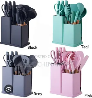 19pcs Heat-Resistant Silicone Kitchen Cooking Set