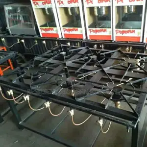 Mild Steel 6 Burner Gas Cooker