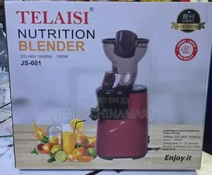 Telaisi Slow Juicer 1000w – Nutrition Extractor for Fruits Veggies