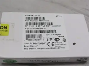 Aruba/Hp J4858d 1g SFP Lc Sx 500m Om2 MMF XCVR Transceiver Module