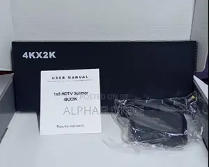 1x8 HDTV Splitter Uhd 4kx2k High Defination Multimedia Interface