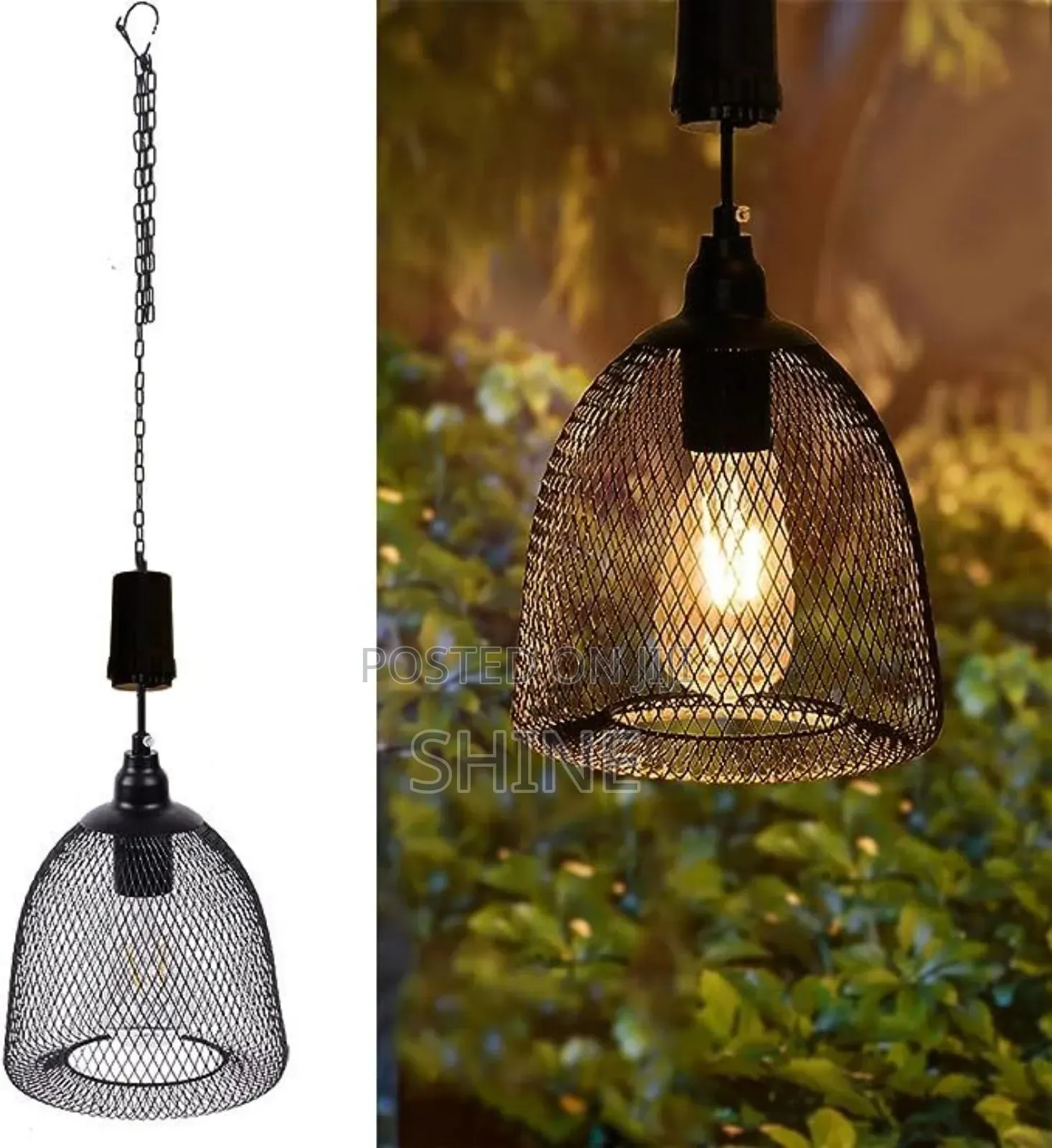 Black Mesh Net Lights