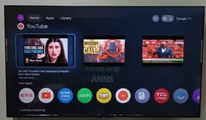 Wide Viewing Angle TCL 75 Inch Frameless Tv