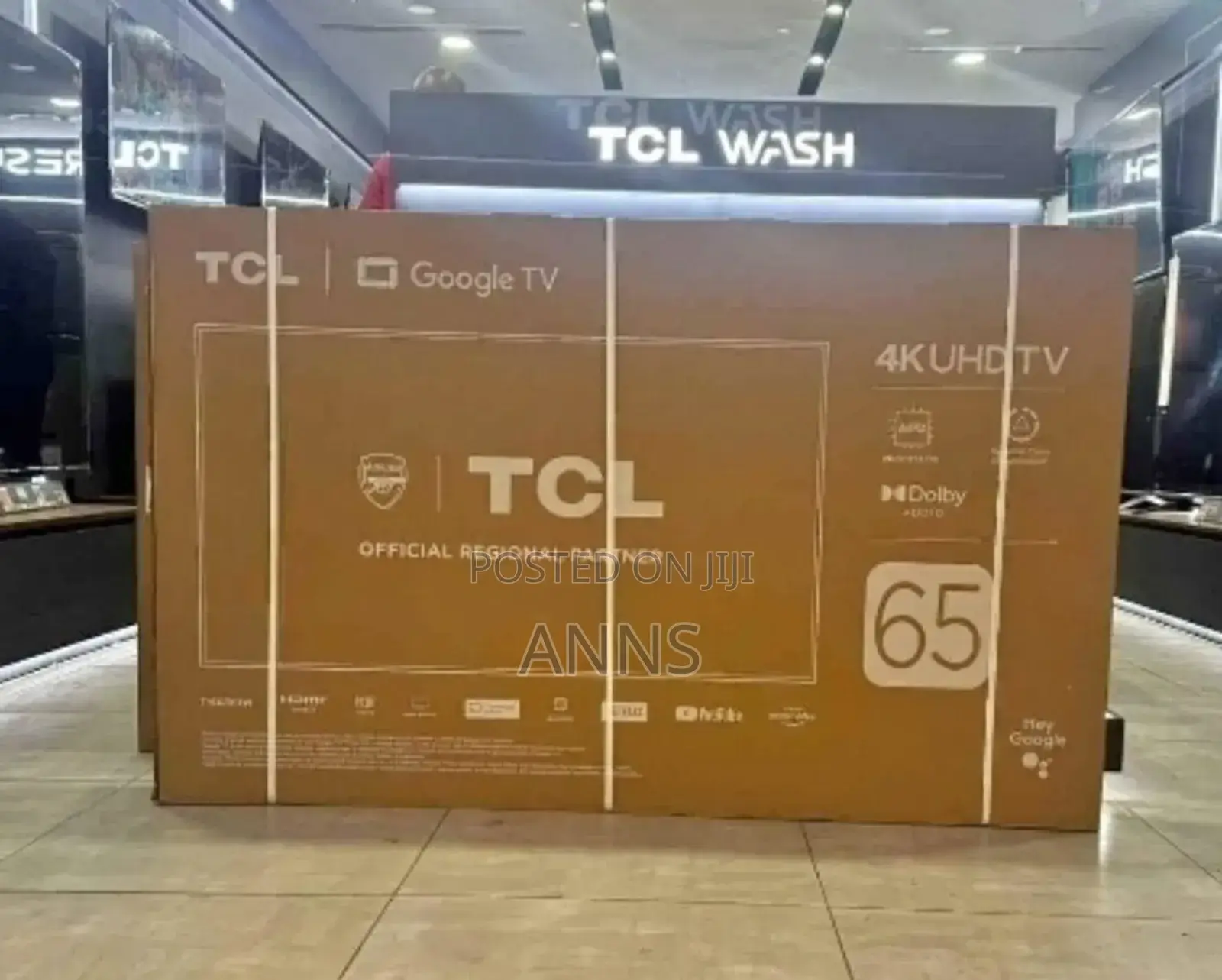 Pre-Installed TCL 65 Inch Television