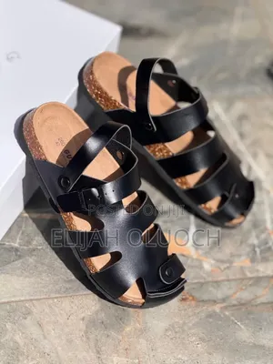 High Quality Leather (Guoluofei) Cork Sandal