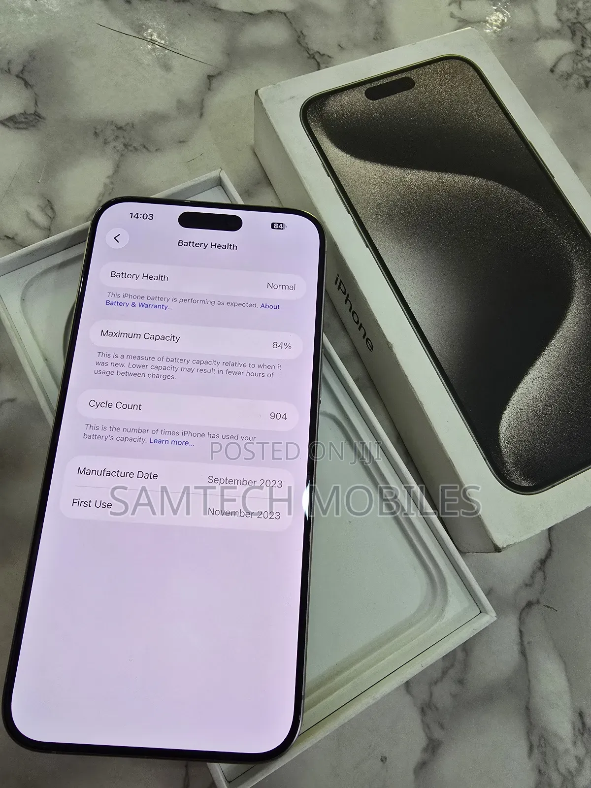 Apple iPhone 15 Pro Max 256 GB Silver