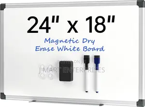 Magnetic Whiteboard For Wall, Dry Erase Board With Silver Frame,