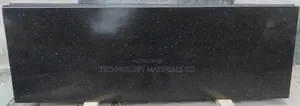 Black Galaxy Granite Slab – Premium Natural Stone With Gold Speckles