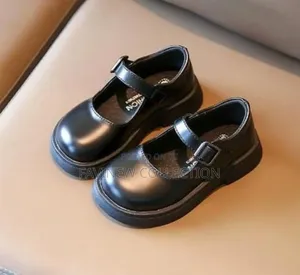 Little Girls High Quality Leather School Shoes