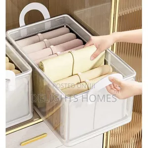 Thick Transparent Fabric Closet Organizer_sp
