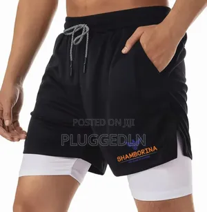 2 in 1 Mens Gym Short. *