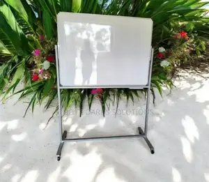 Heavy Duty Whiteboard 5ftx4ft With Portable Metal Stand (150cmx120cm)