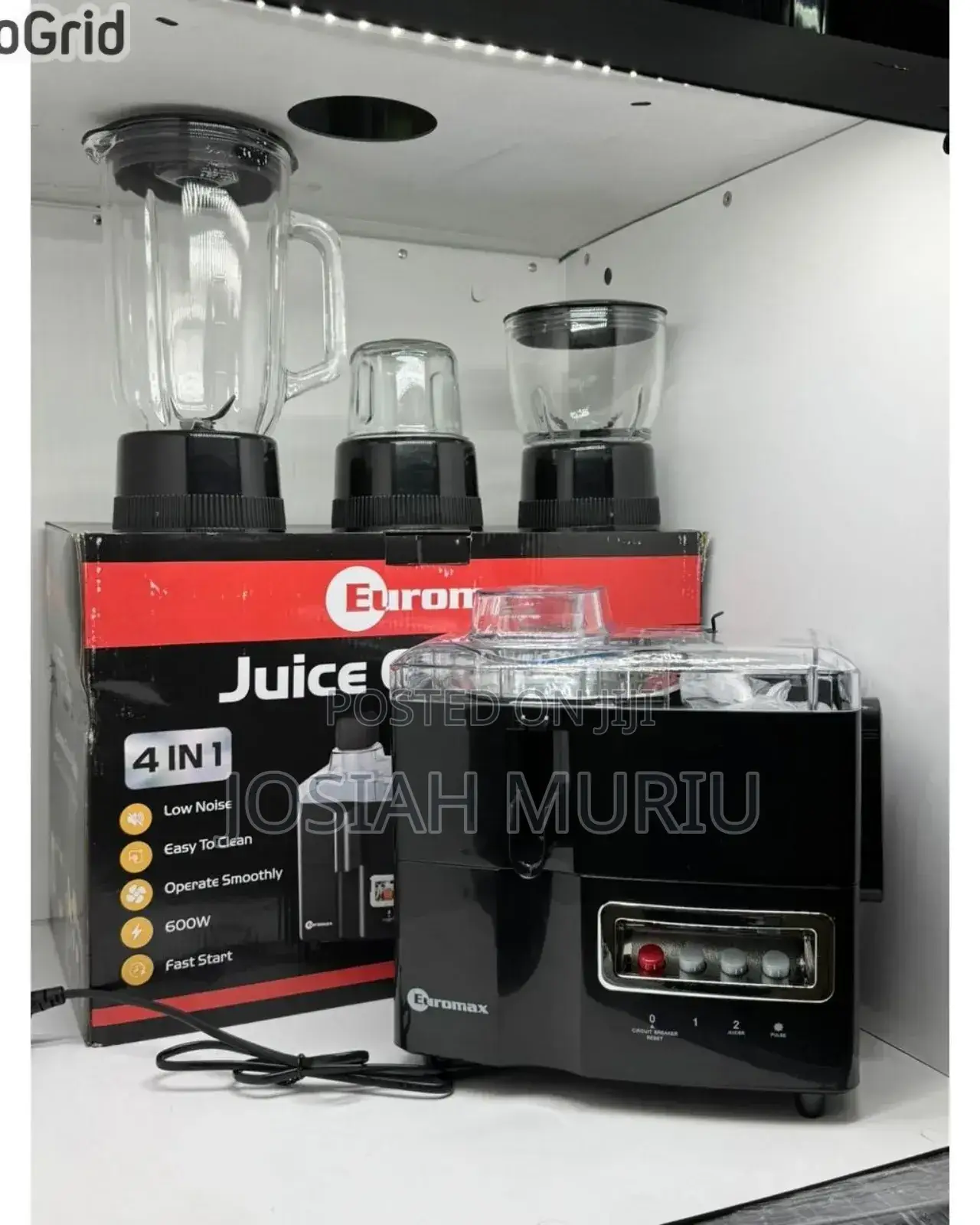 600w Euromax 4 in 1 Juicer