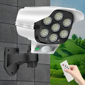 Security Surveillance Dummy Fake CCTV Camera Solar Light Motion Sensor