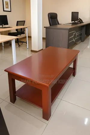 Modern Mahogany Wooden Coffee Table