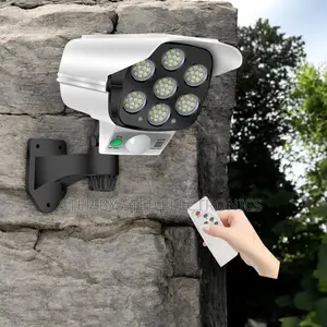 Adjustable Outdoor Security Dummy Fake CCTV Camera Solar Light
