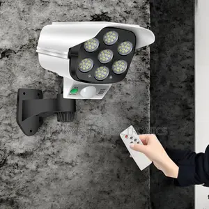 Easy to Install Dummy Fake CCTV Camera With Motion Sensor Solar Light