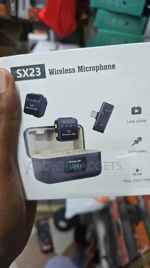 Sx23 Dual Wireless Microphone for Phone Camera Live Streaming