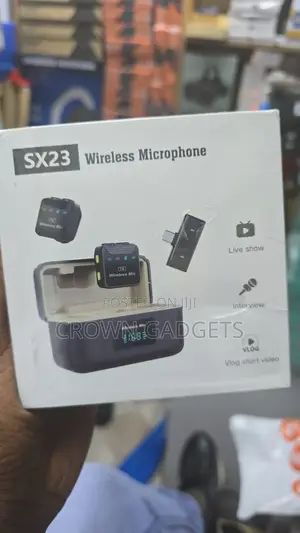 Sx23 2.4ghz Wireless Lavalier Mic With 3-in-1 Receiver