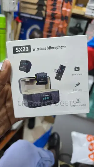 Sx23 Dual Clip-on Wireless Microphone for Vlogging Interviews