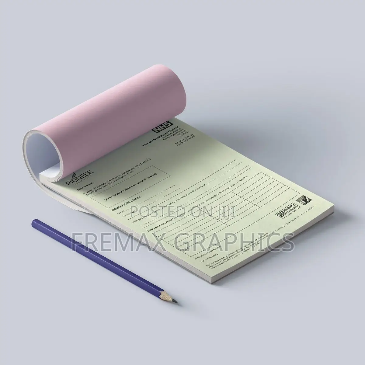 Professional Receipt Book Design Printing